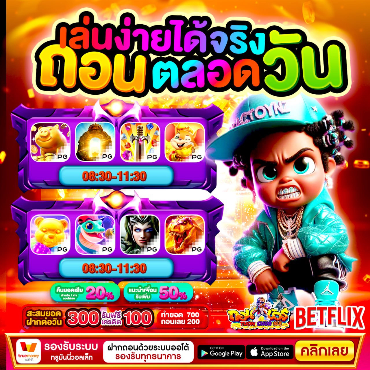 รีวิวจากผู้ใช้งานจริง PG Slot True Wallet