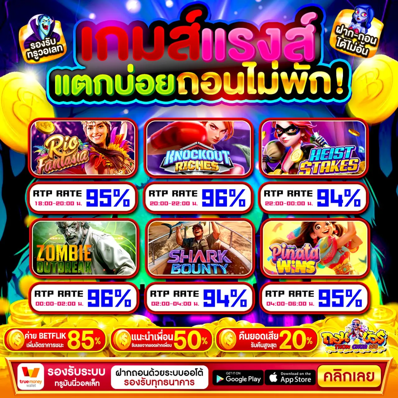 True wallet สล็อต ฝาก 10 รับ 100 วอ เลท