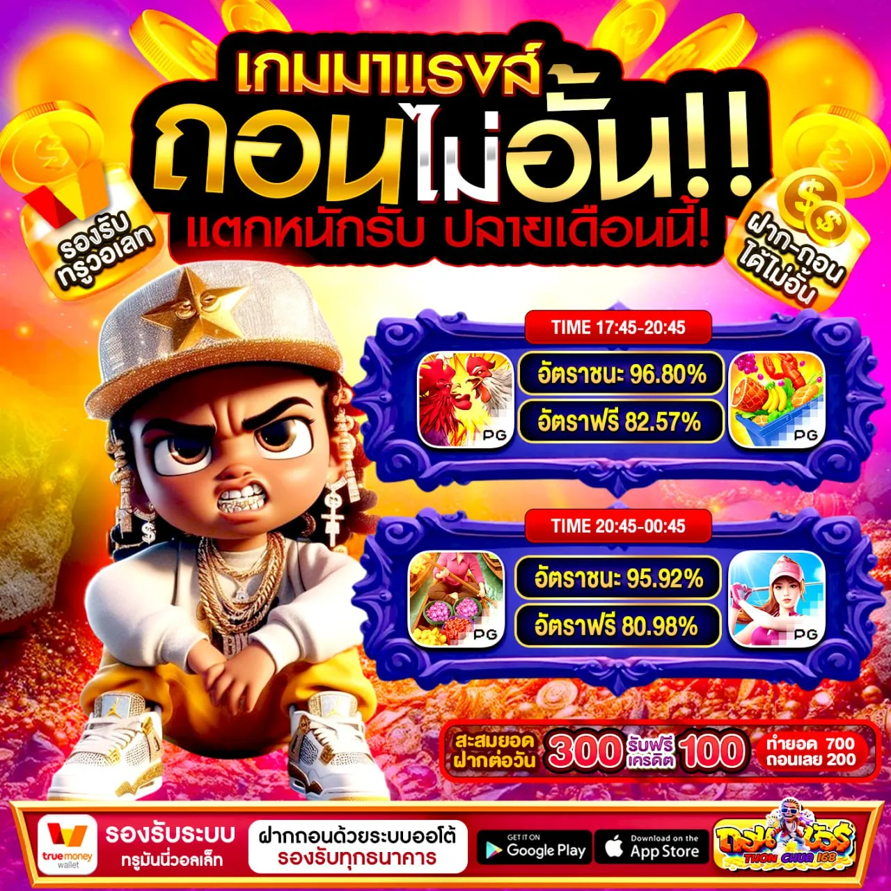 โปร ฝาก 20 รับ100 ทำยอด 200 ถอนได้ 100 ลองแวะเข้ามากดรับ